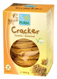 Pural Cracker cumin/carvi sans gluten bio 100g - 4383